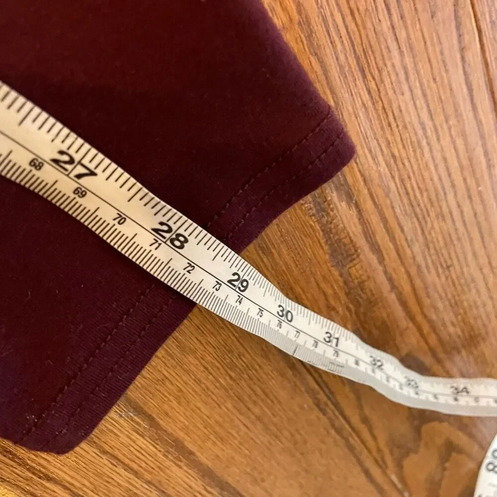 Aerie burgundy high rise leggings medium long - Picture 4 of 10